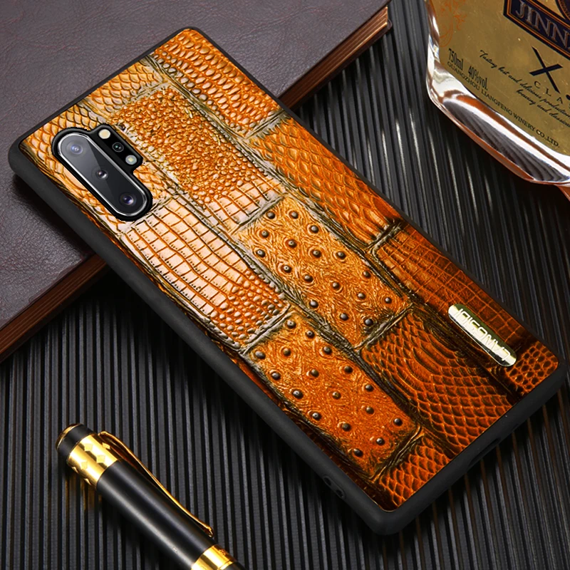 Новый Модный чехол из натуральной кожи для Samsung Note 10 10plus s10 s10e s 8 9 задняя крышка Galaxy