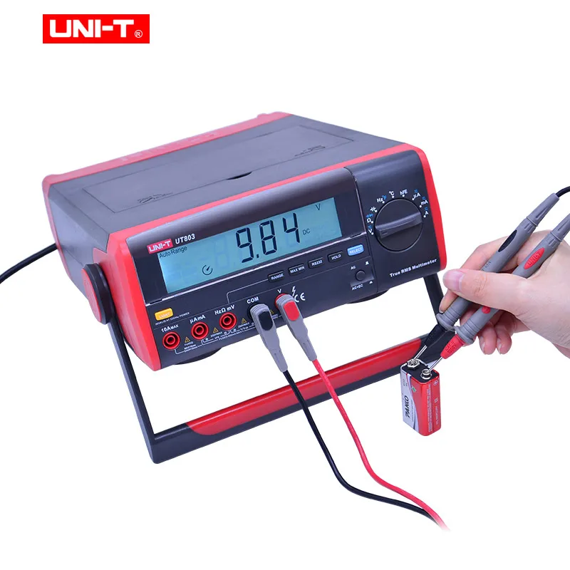 Цифровой мультиметр UNI-T True RMS UT803 вольтметр амперметр постоянного и переменного