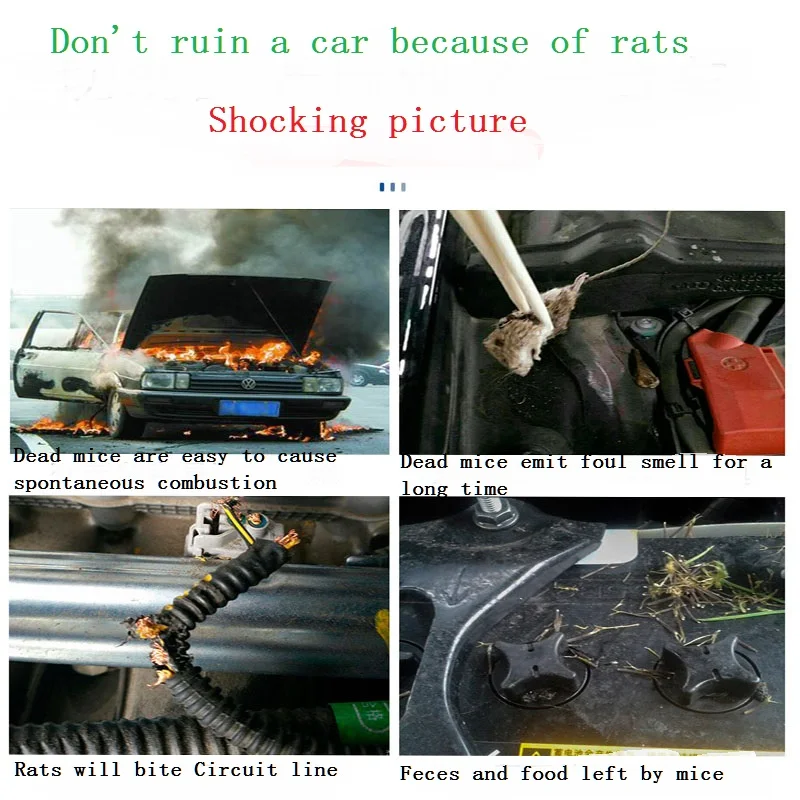 Мультифункциональный Отпугиватель грызунов для автомобиля отсек двигателя