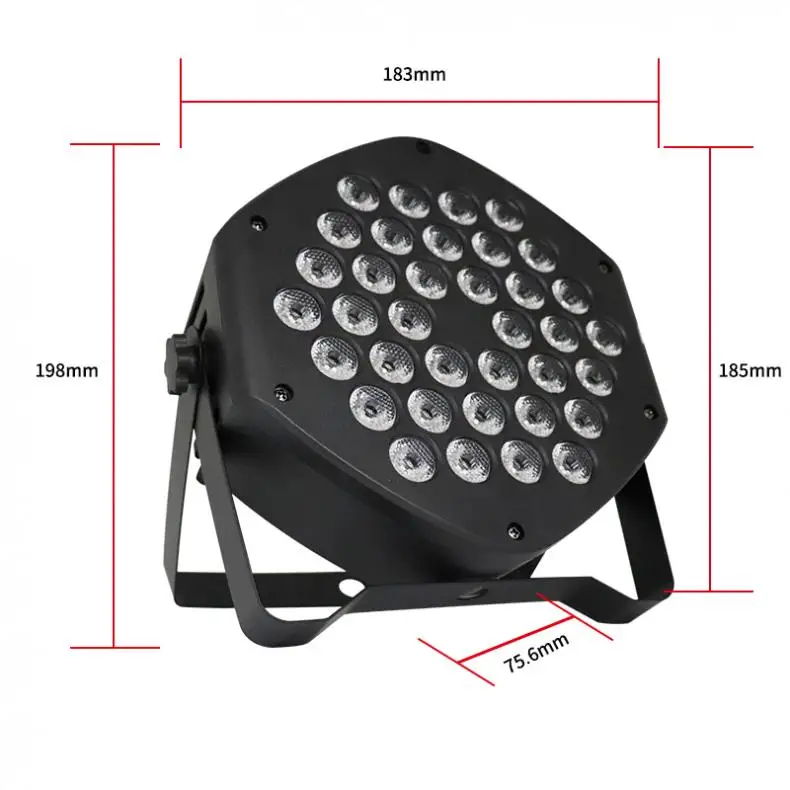 20 Вт Одноцветный 36xled Par Светильник с голосовым управлением/самоходный/DMX/Master