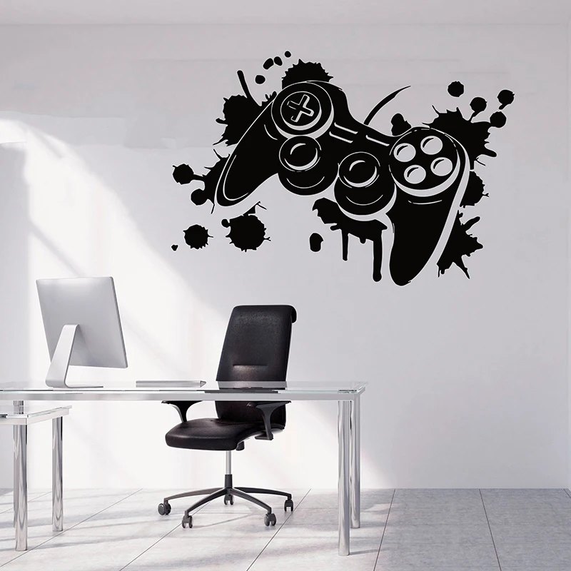

Game Wall Sticker Decal choose your weapon gamer quote controller video game ga55 d167