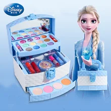 New Disney New girls frozen  princess elsa Cosmetics Make up box set  snow White Beauty toys kids Christmas present gift