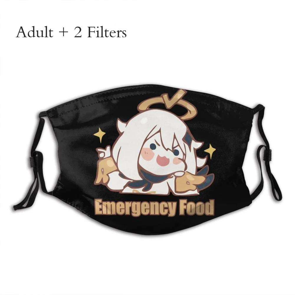 

Genshin Impact Game Paimon Teyvat Venti Childe Mouth Mask Emergency Masque Lavables Distinctive New Design With PM2.5 Filters