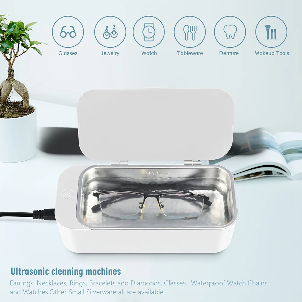 Ультразвуковой очиститель для ювелирных изделий и очков 20 Вт 42 кГц 450