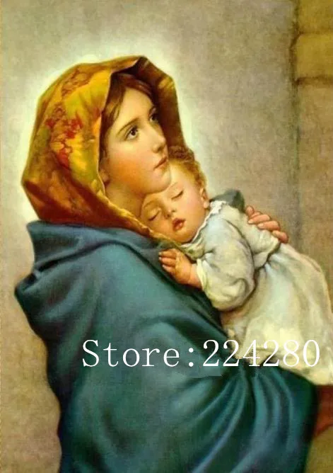 

Набор для рукоделия Девы Марии, Иисуса, Марии, людей, 14CT, холст, без печати, вышивка крестом ручной работы, сделай сам, домашний декор