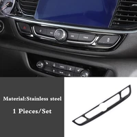 for buick regal 2017 2018 2019 accessories car front center control button switch frame cover trim car styling stainless steel