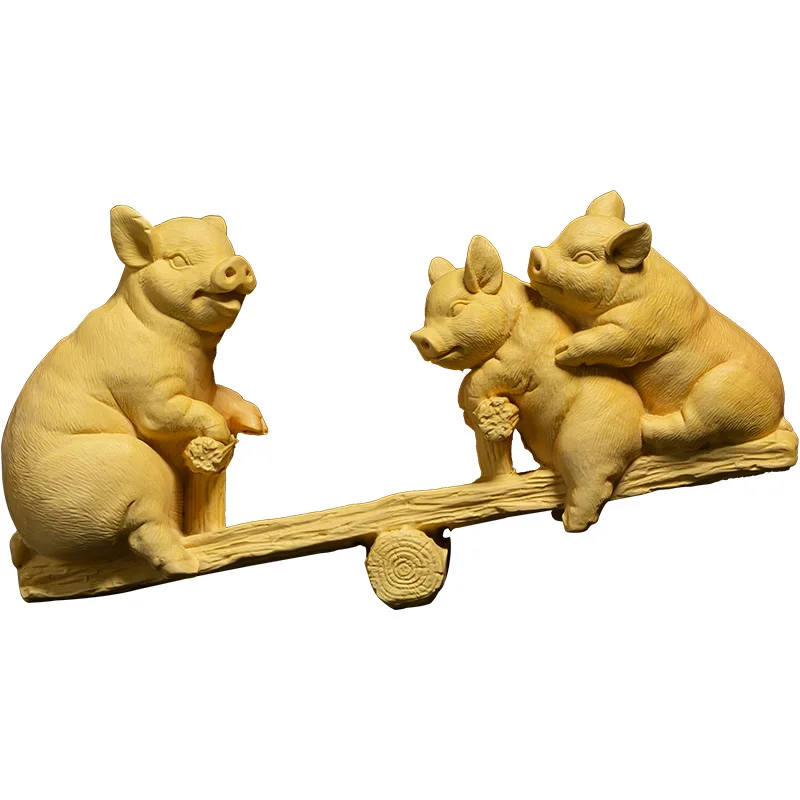 Три маленькие свинки играющие в море искусственные поделки креативные домашние