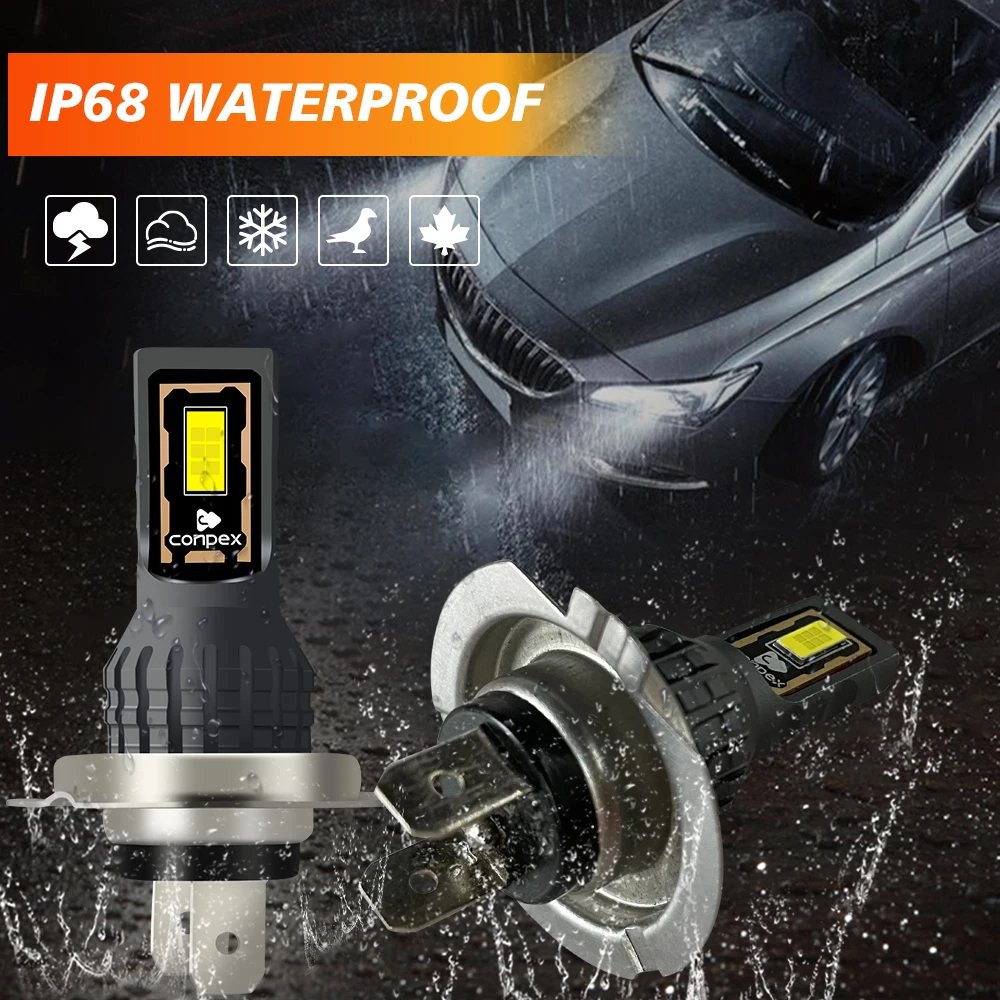 Conpex 2 шт. светодиодные противотумансветильник ры H4 H7 H11 H8 9006 HB4 высокое качество 3570