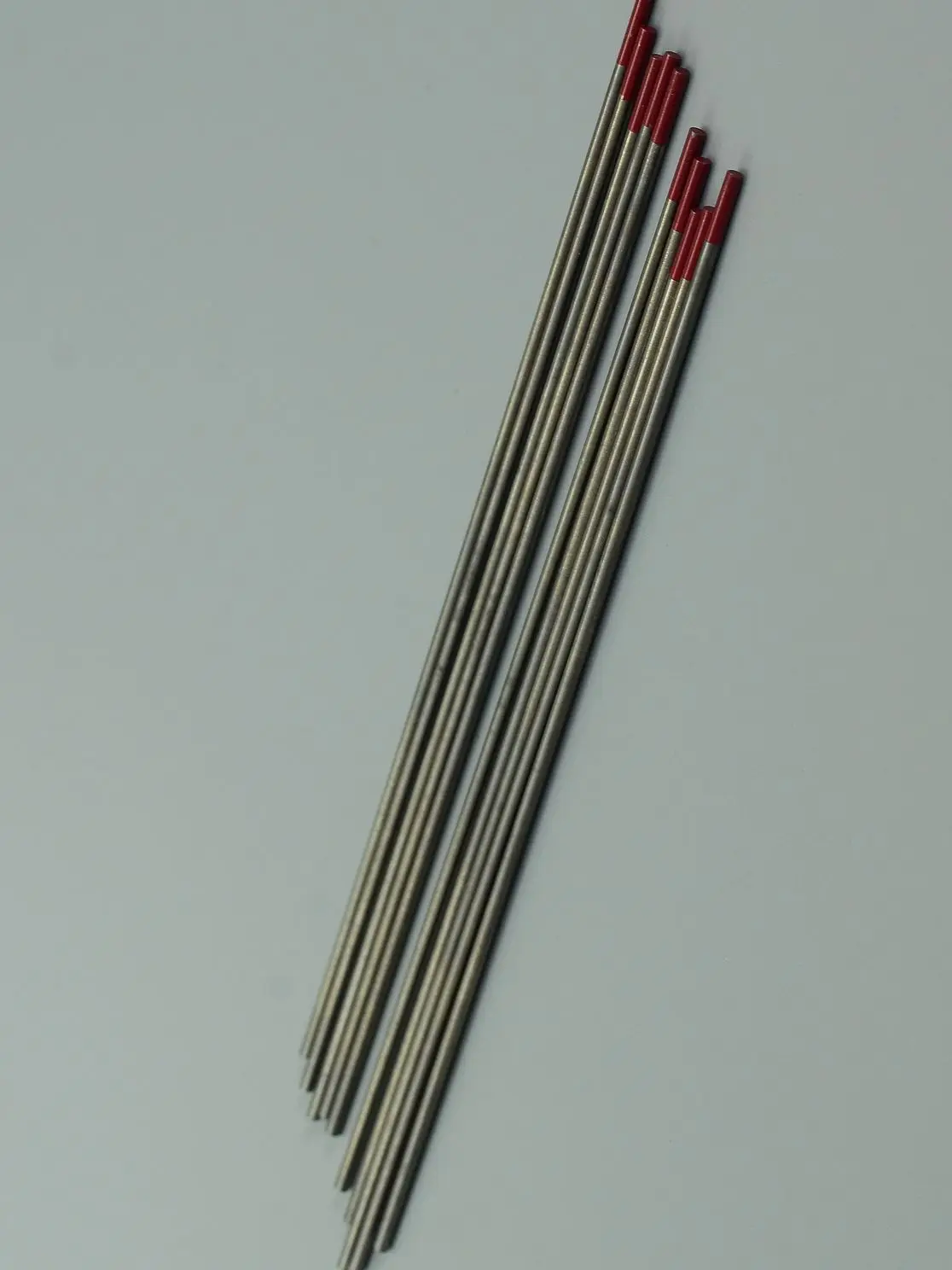 2% вольфрамовый электрод для сварки TIG WT20 красные стержни Tig 5/64 &quotx6&quot (2 0 мм x 150 мм)