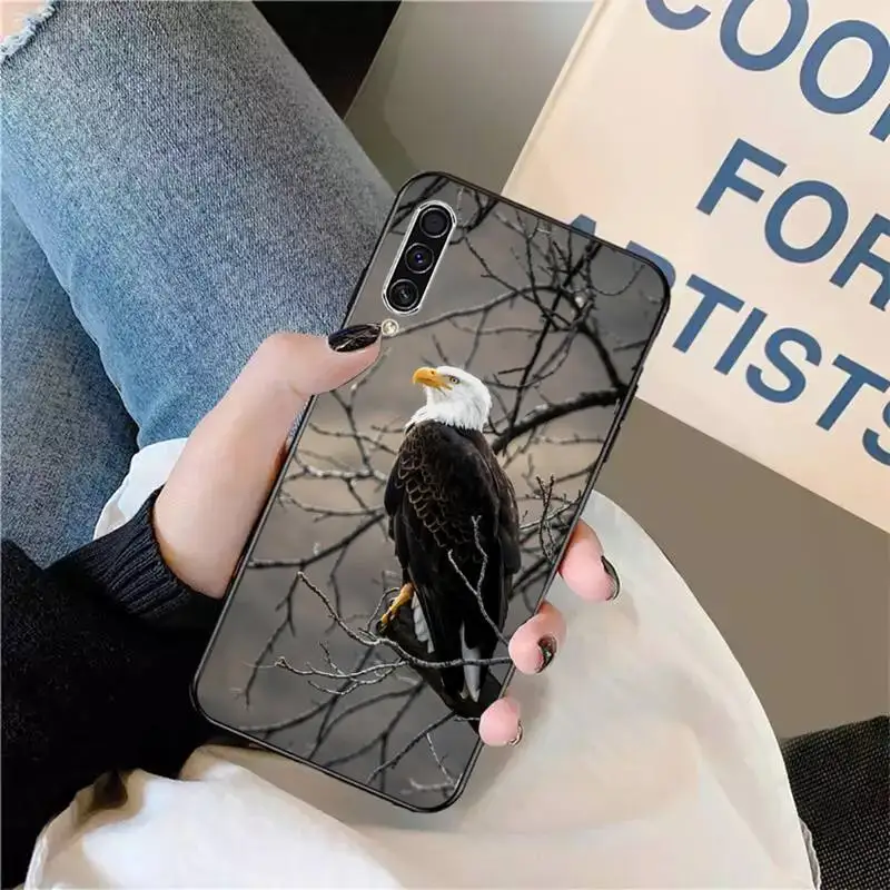 

eagle Soar into the sky bird animal Phone Case For Samsung galaxy A S note 10 7 8 9 20 30 31 40 50 51 70 71 21 s ultra plus