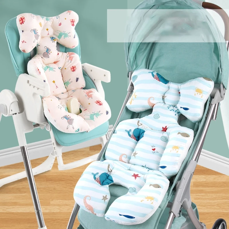 

Universal Infant Pram Stroller Head Support Pillow Baby Pushchair Seat Liner Cotton Pad Warm Mat Sleeping Mattress