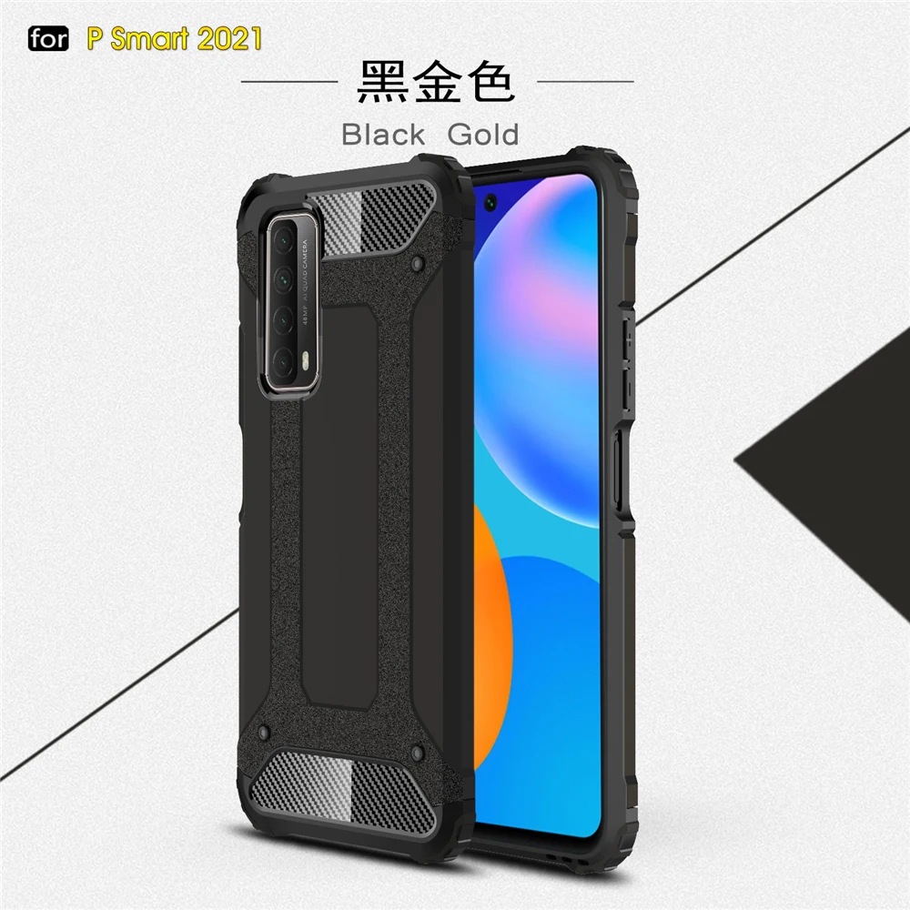 

Чехол для Huawei P Smart 2021, чехол для Huawei P Smart 2021, 2020, 2019 Z, жесткий чехол-накладка из поликарбоната и ТПУ