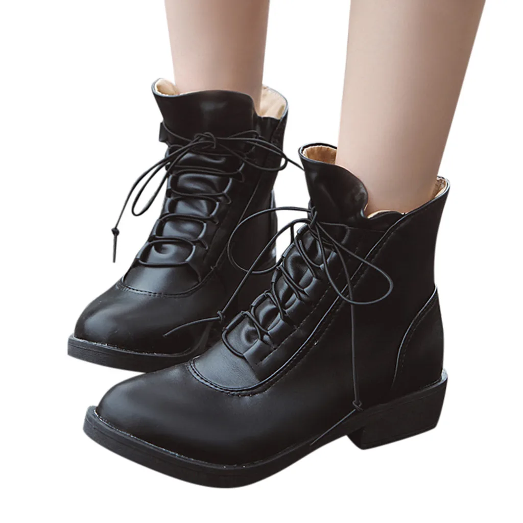 Новые женские ботильоны сезон осень-зима обувь на квадратном каблуке