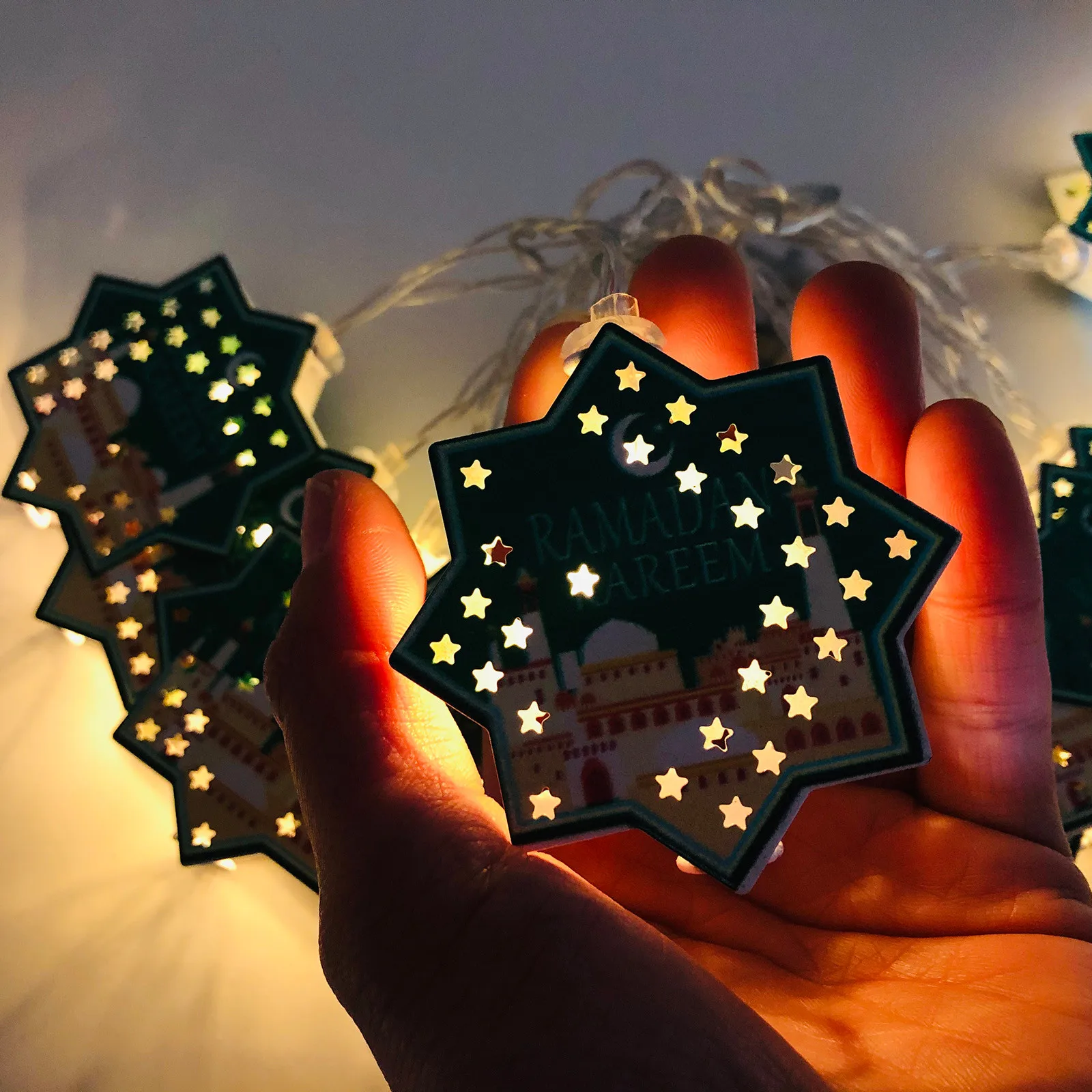 

LED Ramadan Decoration String light Wire Holiday lighting Muslim Middle Birthday Party Decorations Home Decor Wedding Decoratio