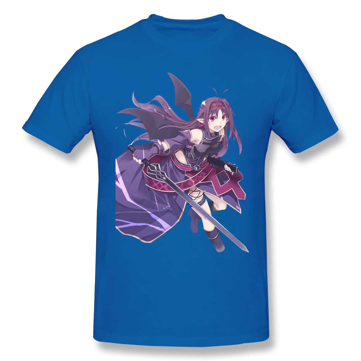 Sword Art Online Мужская футболка из 100% хлопка Женская графическая юуки большие Топы |