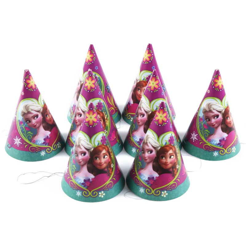 hat 8pcs 1 шт 3D стерео соты бумажная резка гравировка день рождения детский подарок сказочная принцесса поздравительная открытка декоративные украшения на вечеринку - Цвет: hat 8pcs