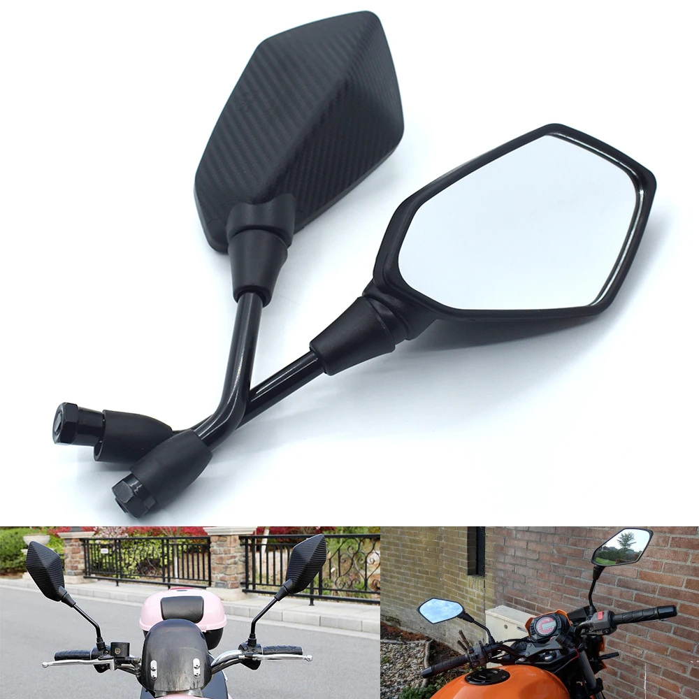 

Universal 10MM Motorcycle Handlebar Rear View Side Mirror Rearview Mirrors for BMW K1200R K1200S R1200R R1200S R1200ST R1200GS
