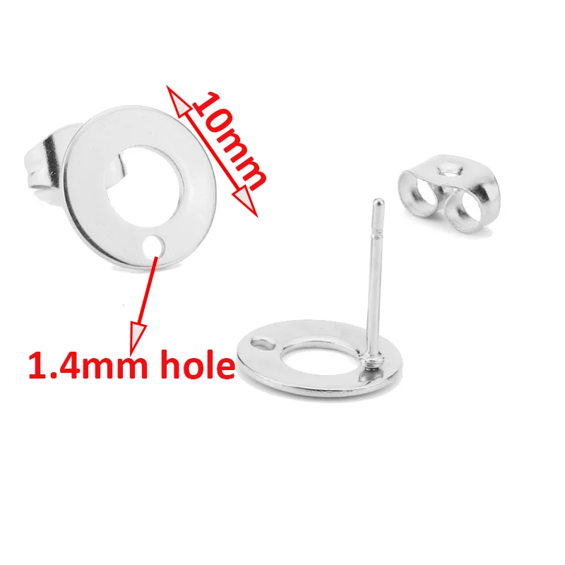 20 шт./лот прямоугольные серьги ручной работы из нержавеющей стали с петлей |