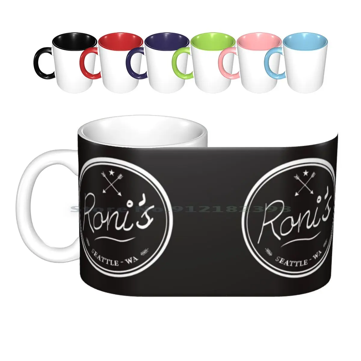 

Керамические кружки Roni's, кофейные чашки, Кружка для молока и чая, кружка с ушками, Волшебная волшебная кружка