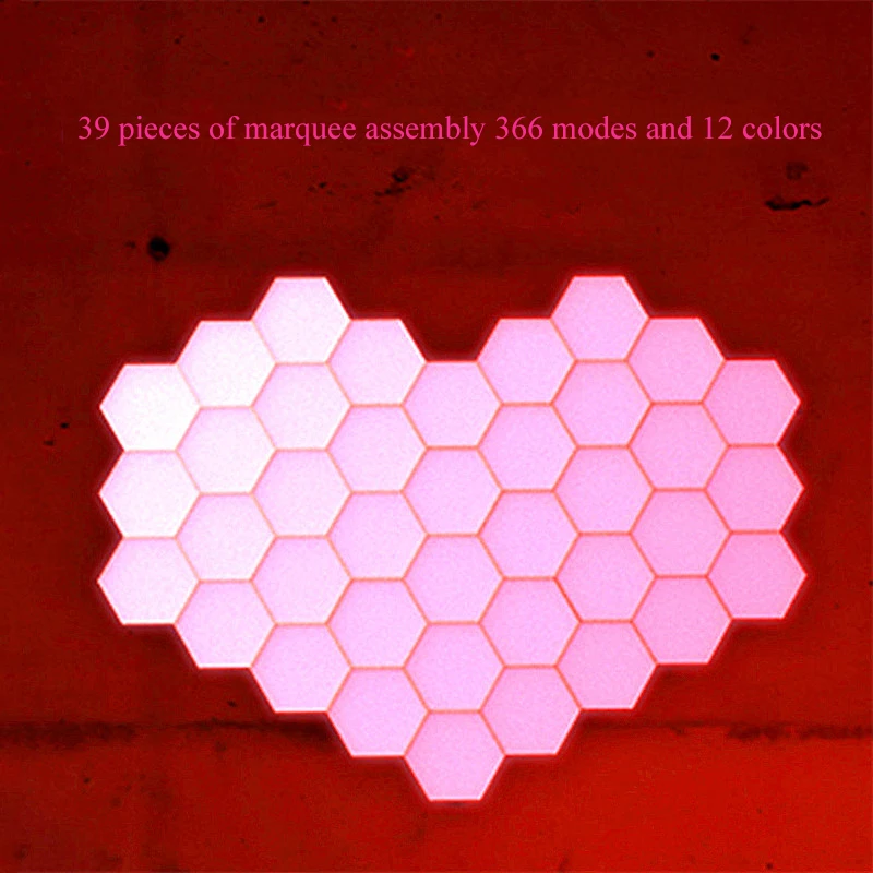 Квантовый светильник с сенсорным датчиком Ночной пультом дистанционного