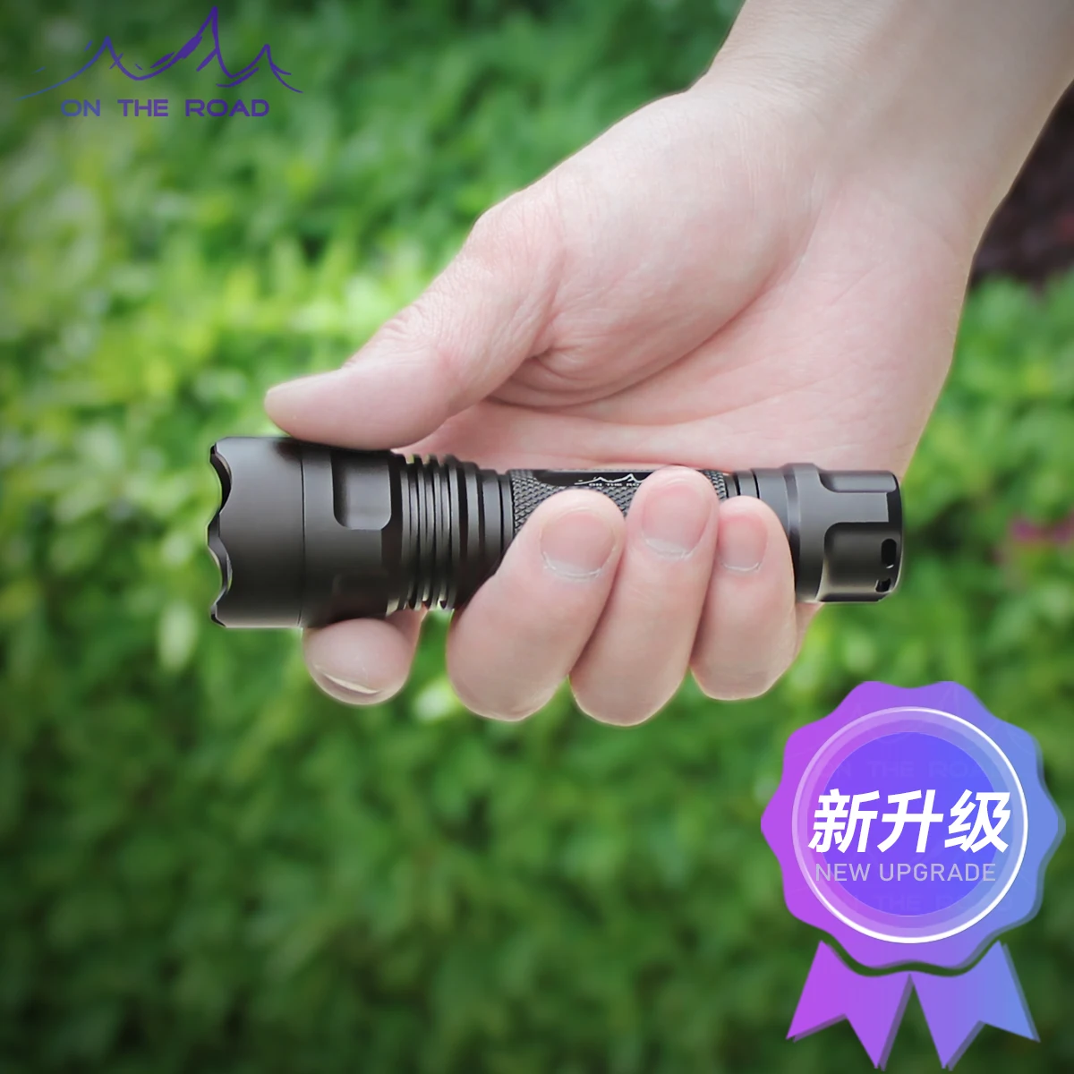 

ON THE ROAD B361(NoBattery) LED Flashlight 18650 Rechargeable Flashlight Tactical mini Torch UltraBright Waterproof lamp Camping