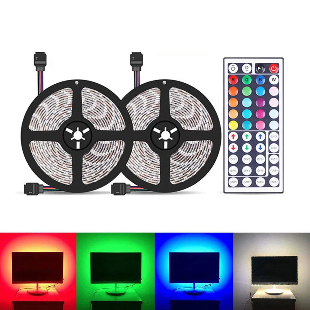 

2 шт., декоративные светодиодные ленты RGB 5050 SMD для ноутбука