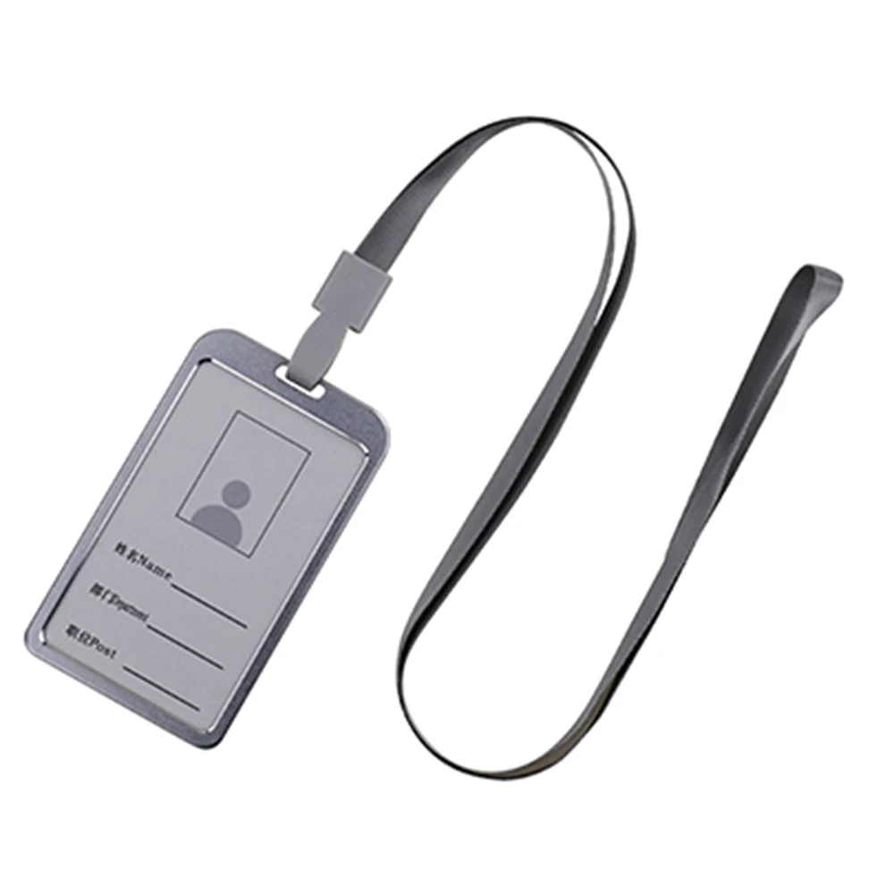 Держатель для карт вертикальный стильный алюминиевый сплав чехол удостоверения