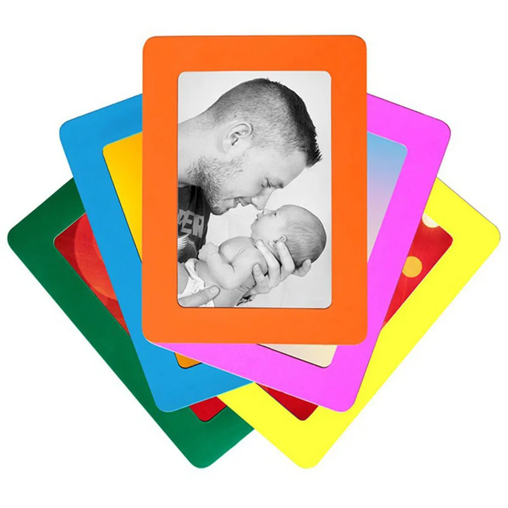 New 2020 Colorful Magnetic Picture Frames 11.8*16cm Photo Magnets Photoframe Refrigerato PVC 160mm*118mm | Дом и сад