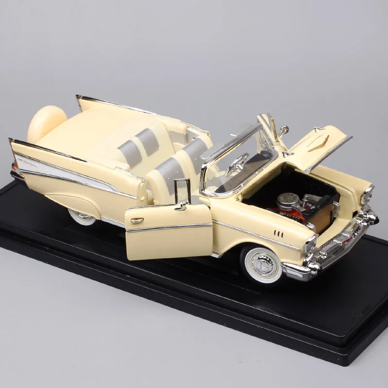 Весы 1/18 большие классические 1957 CHEVROLET BEL AIR трансформер chevy Diecasts wagon игрушки