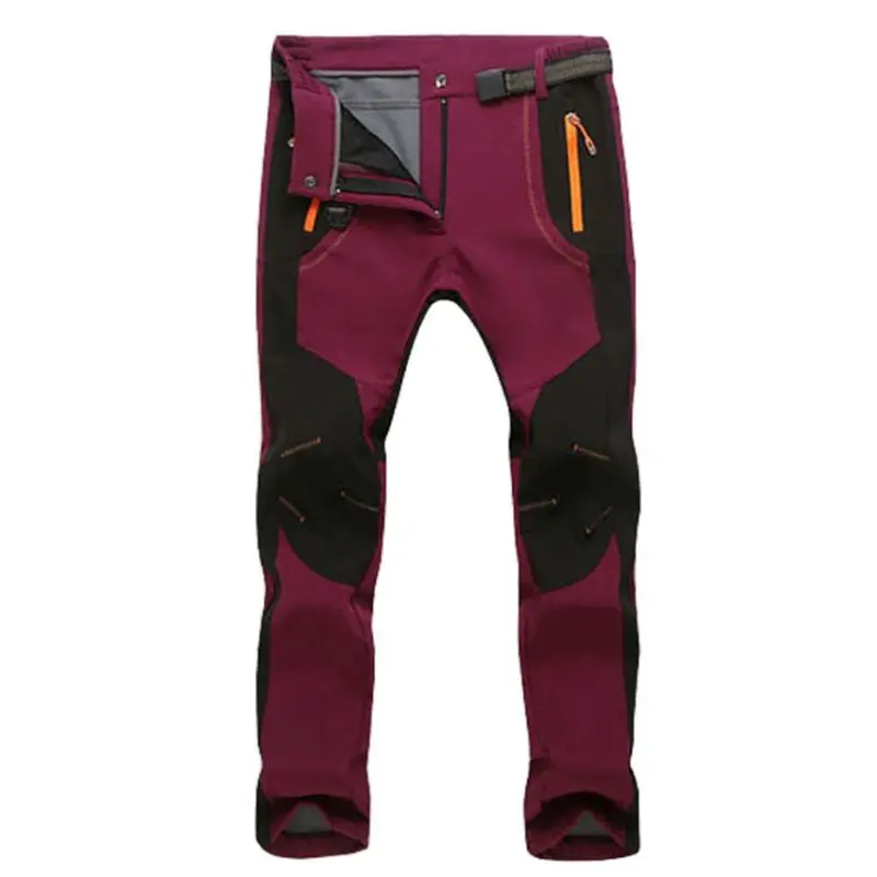 Мужские и женские уличные водонепроницаемые походные штаны зимние