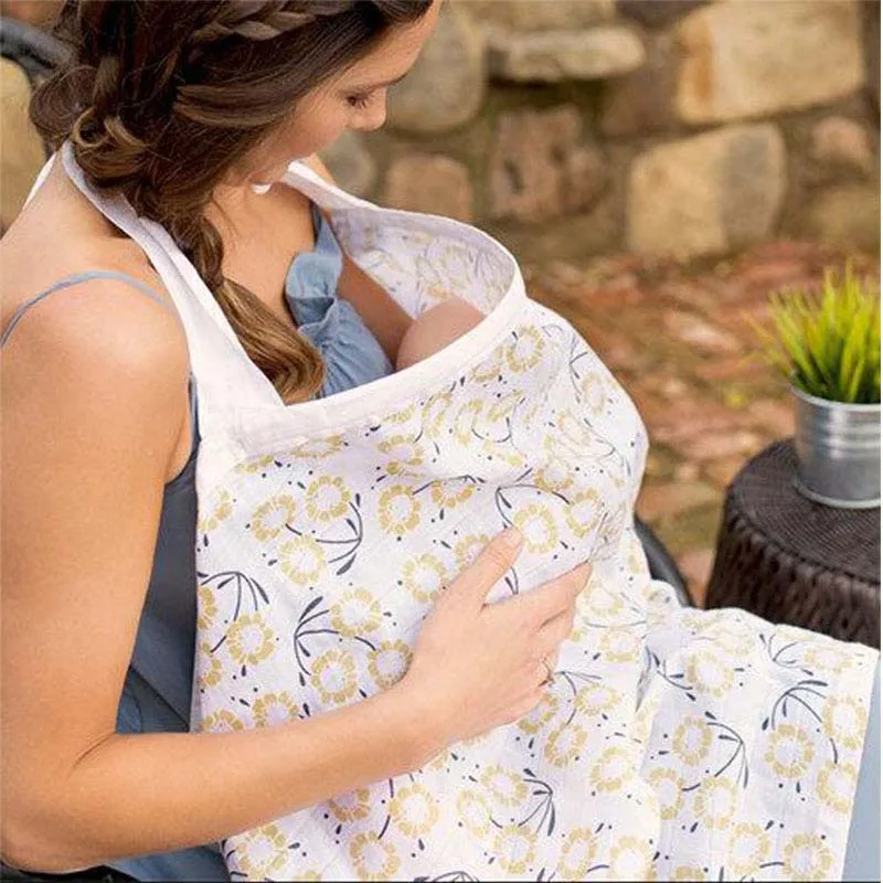 

Воздухопроницаемый чехол для кормления Ins, хлопковые накладки для кормящих мам, накладки для кормления грудью, Детская шаль, полотенце
