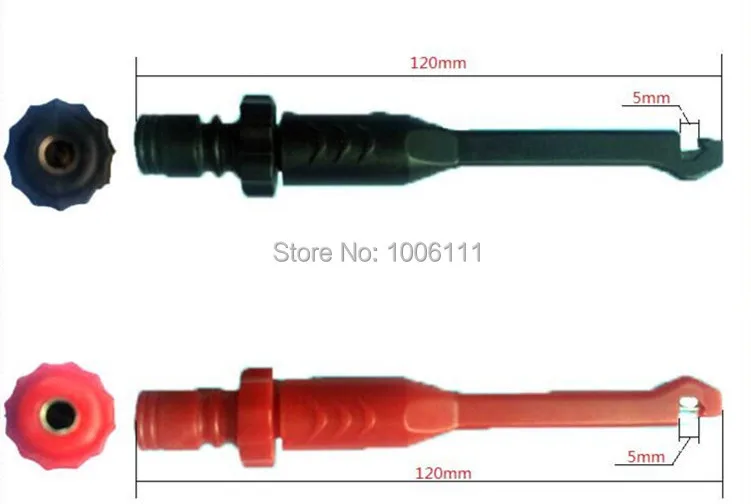 Зажим для пирсинга 4 шт. мм банановое сиденье прочный изоляционный Пробивной зонд