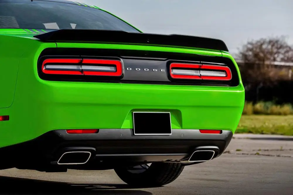 Подходит 15 18 Dodge Challenger R/T scat pack флеш спойлер багажника OE отверстие для камеры