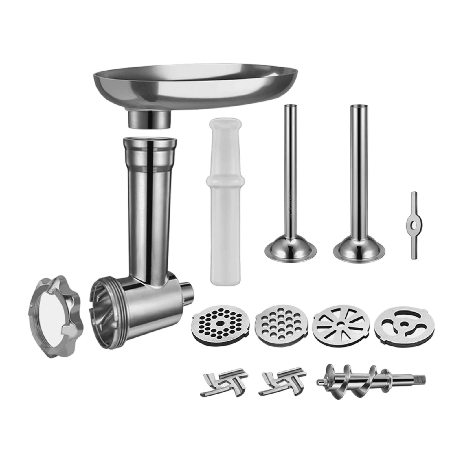 

Durable Meat Grinder Attachment Slicer Rotating Rod for Silver