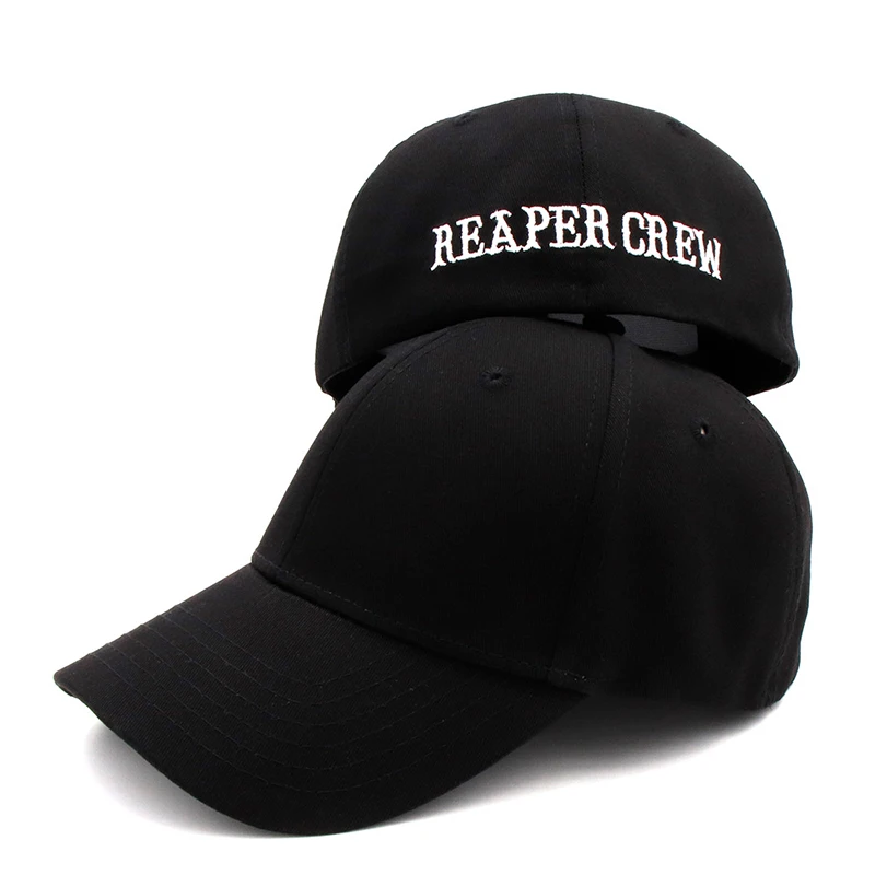 

New Fashion Men Women Baseball Cap Sons Of Anarchy Reaper Crew Embroidery Snapback Unsiex Hip Hop Caps Dad Hat Gorras CP0440