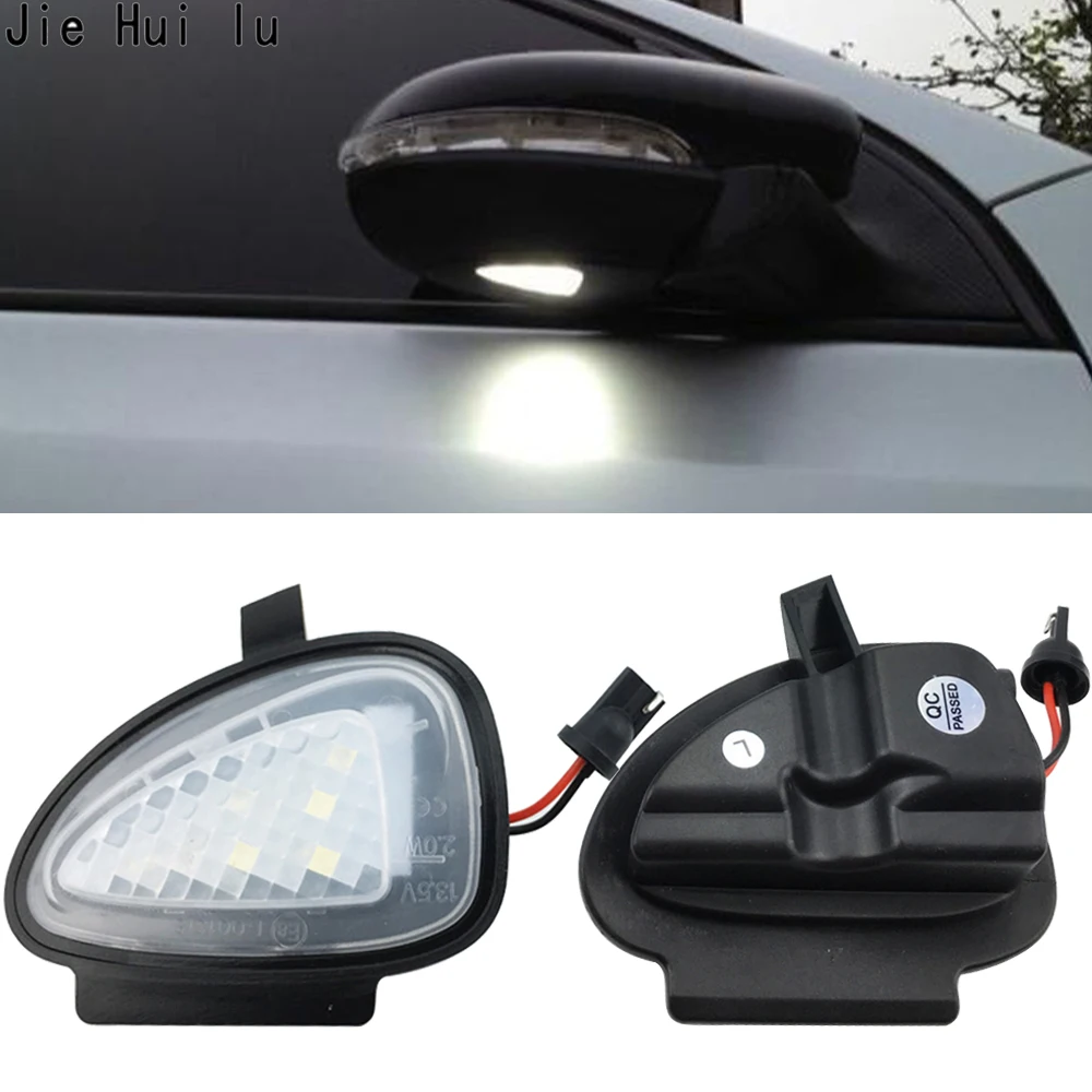 

2 шт., подсветсветильник для автомобиля, бокового зеркала, лужи, s лампа для гольфа MK6, кабриолет для MKVI 2010-2014