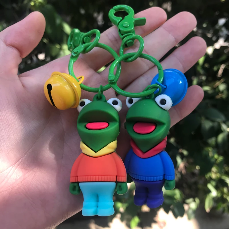 PCV Soft Plastic 3D Keychain Epoxy Doll Cartoon Three-dimensional Long Bag Car Pendant | Украшения и аксессуары