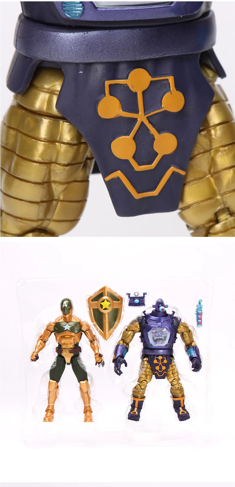 Hasbro Marvel легенды 6-дюймовый Капитан Америка Мощность и слава Эксклюзивный с мьельнир молотки Мстители, надежную защиту от повреждений, Hydra Arnim зола