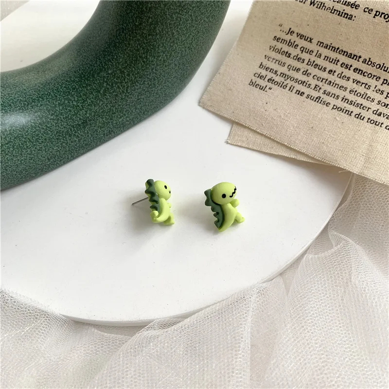 Женские серьги с цветком авокадо гвоздики из сплава динозавра Ювелирное