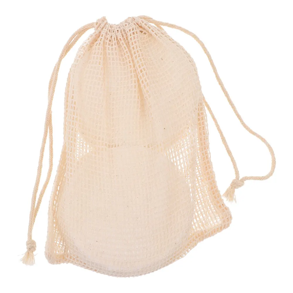 

16pcs Fiber Facial Cleaning Pads Reusable Makeup Remover Cushion with a Mesh Bag