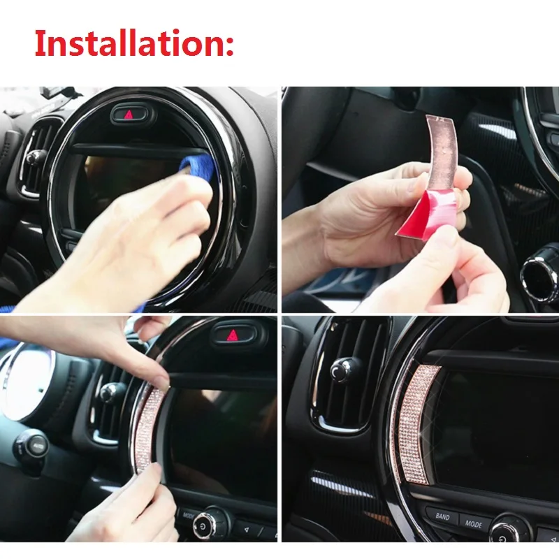 Автомобильный навигационный экран декоративная наклейка на центральной консоли