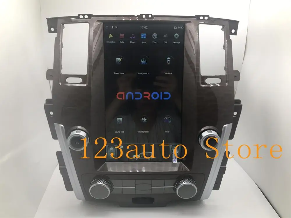 13 6 ''Tesla style Android 9 0 автомобильный dvd плеер GPS навигация для NISSAN патруль 2010 2018