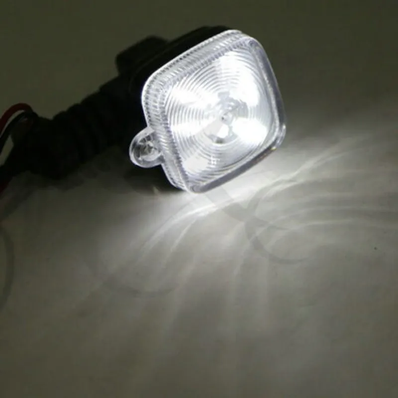 Universal Motorcycle Mini Blinker Square Clear Lens Turn Signal Light For Kawasaki |