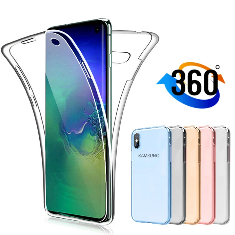 Чехол из ТПУ для Samsung Galaxy NOTE 10 PLUS NOTE10 A50 A70 A30 A40 A20 A20E A10 M10 S10 NOTE9 A9 J4 J6 J8 360 | Мобильные
