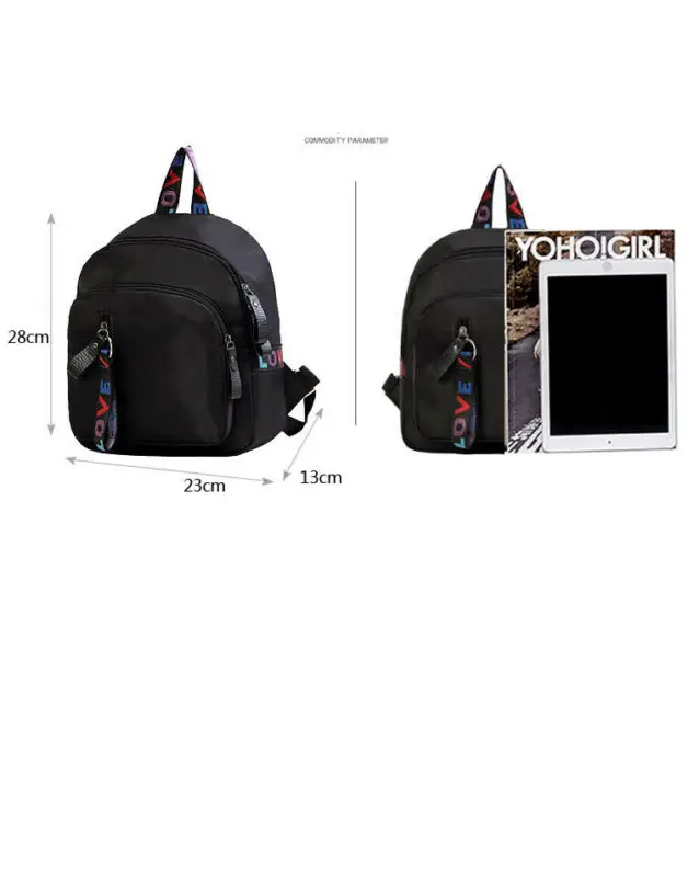 Рюкзак женский школьный однотонный для девочек-подростков | Багаж и сумки