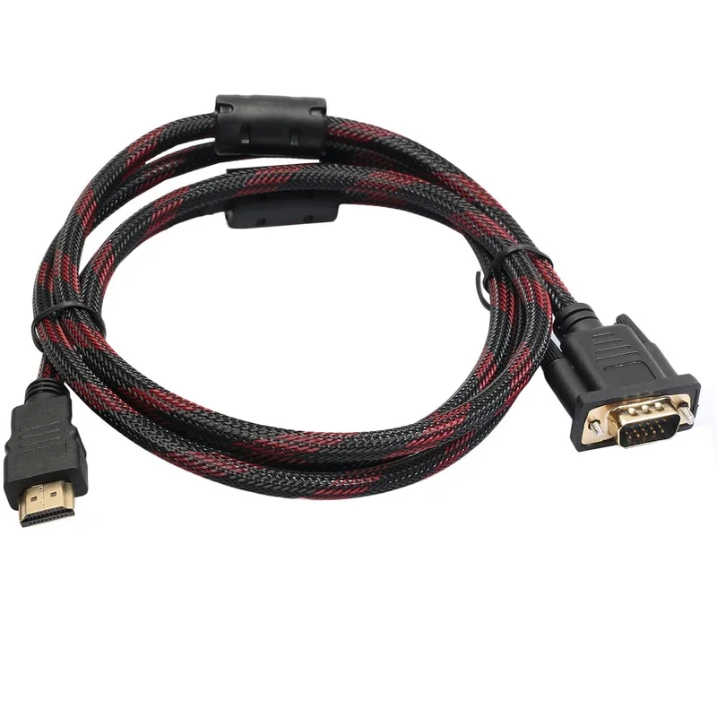 Cable adaptador de conector VGA de 15 Pines, compatible con HDMI, Full...