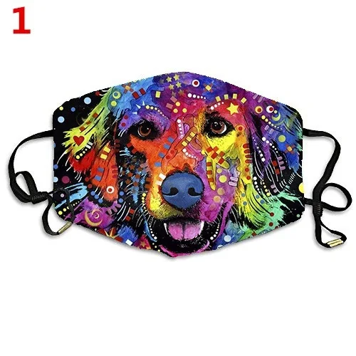 

Adult Cartoon Sloth Print Face Masks Adjustable Face Cover Unisex Dust Masks Reusable Windproof Mask Halloween Cosplay Mask