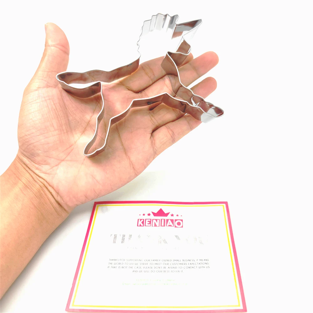 KENIAO Единорог цельный кулинарный резак для детей день рождения-11 2x8 7 см-бисквит