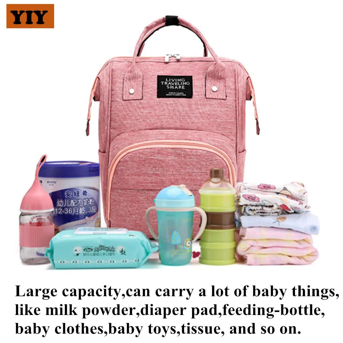 Водонепроницаемый рюкзак для мам вместительная сумка подгузников на коляску
