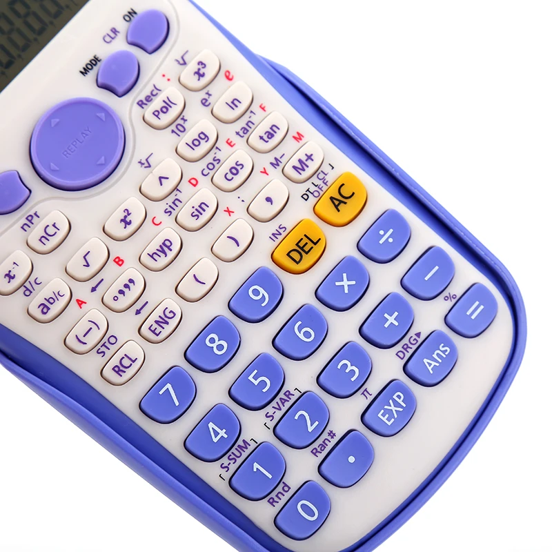 Цветной Ручной учебный калькулятор 991ES портативный многофункциональный для